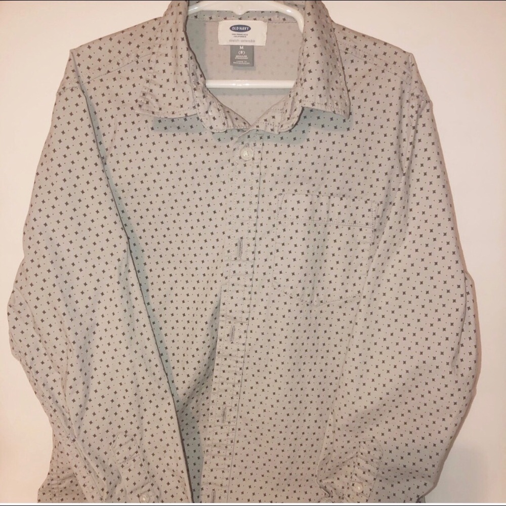 Old Navy M (8) boys button down shirt.